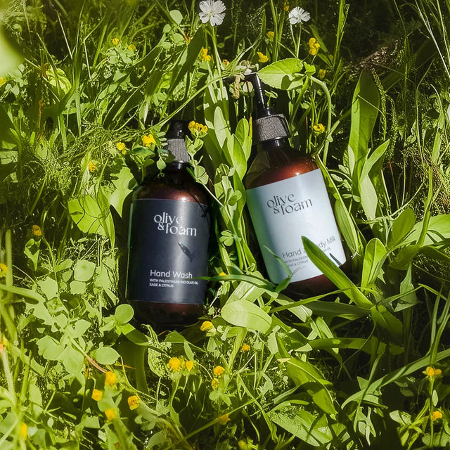 Olive & Foam Hand Set and Shower Set — best olive oil gift sets