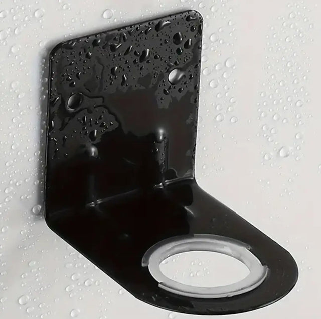 Olive & Foam wall mount installed in bathroom with hand wash bottle