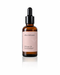 Olive & Foam Diffuser Oil Pomegranate & Rosemary 30ml bottle